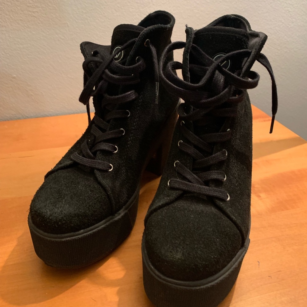 Black Suede Boots